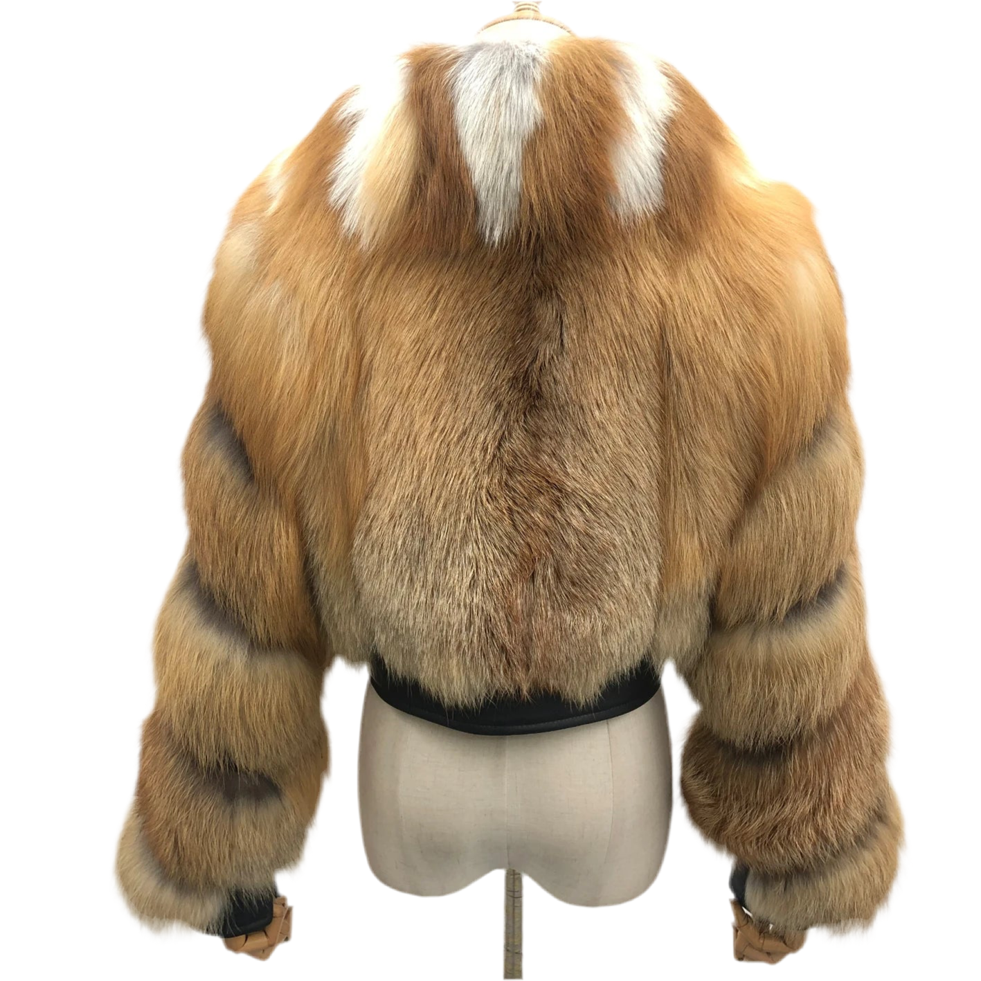 Pep Talk Natural Red Fox Fur Coat