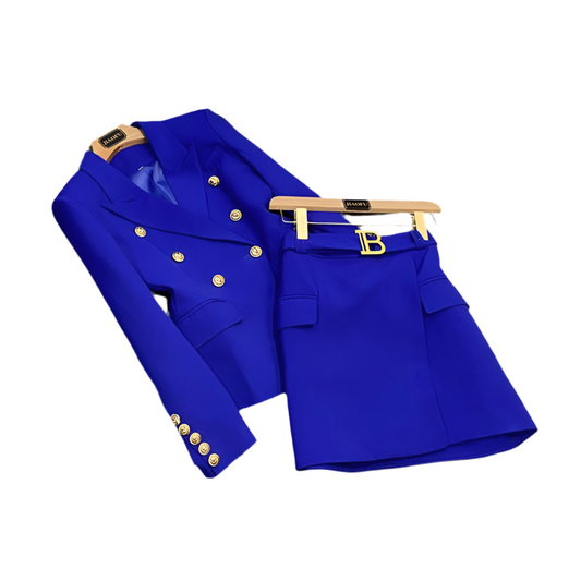 Women In Luxury Skirt Suit