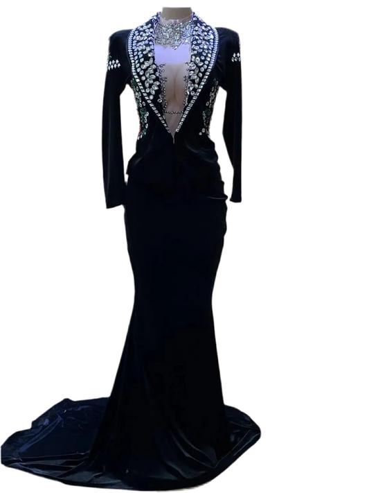 Black Car Service Gown