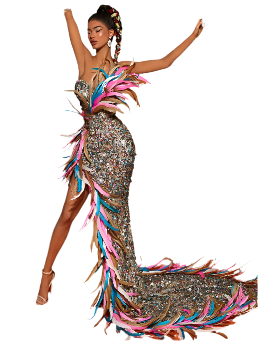 Straight Off The Runway Evening Gown