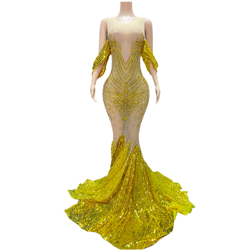 Slay Chic Jeweled Dress