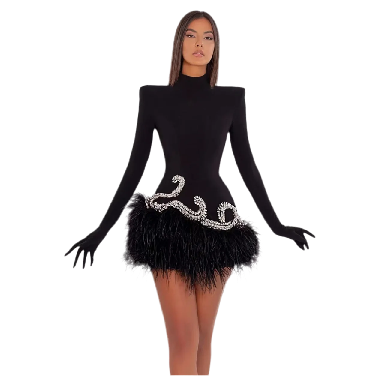 Double Date Velvet Cocktail Dress