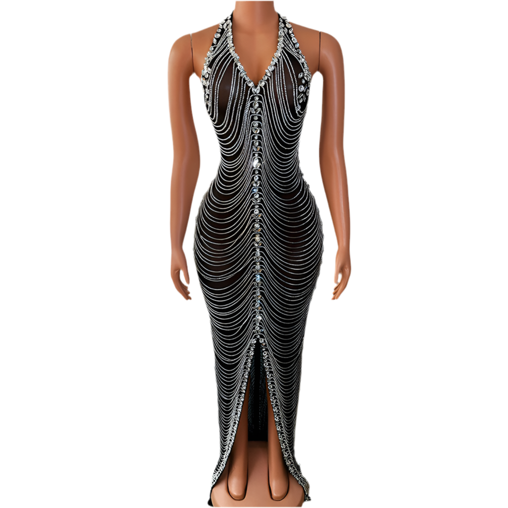 Affluent Lifestyle Evening Gown
