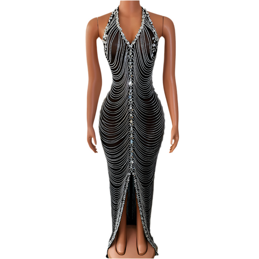 Affluent Lifestyle Evening Gown