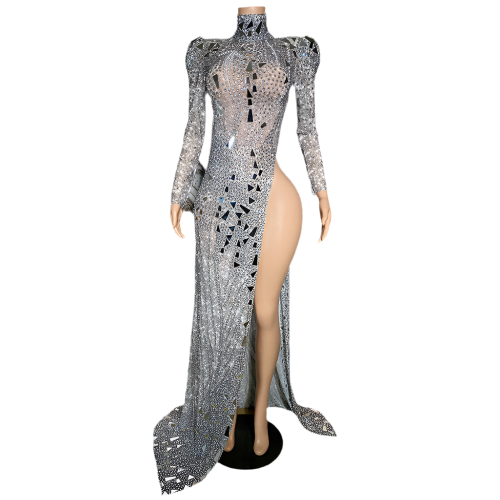 Digital Currency Evening Gown