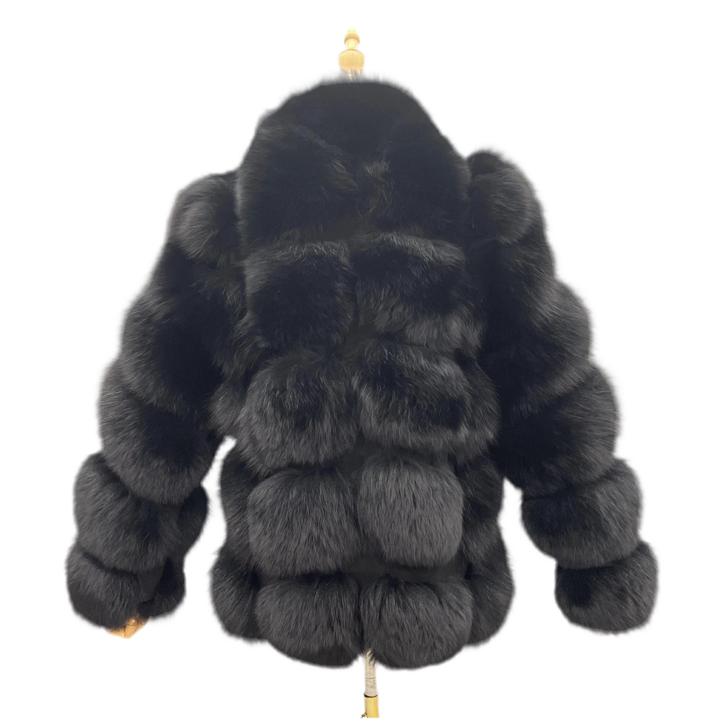 Everything Attached To You Wins Real Fox Fur Coat