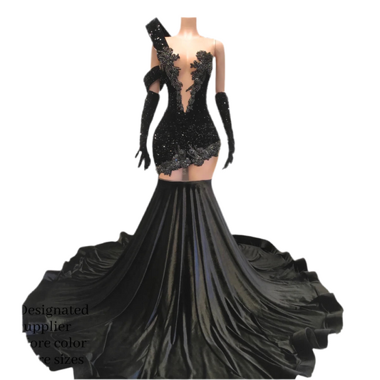 Graduate Chic Gown + Gloves