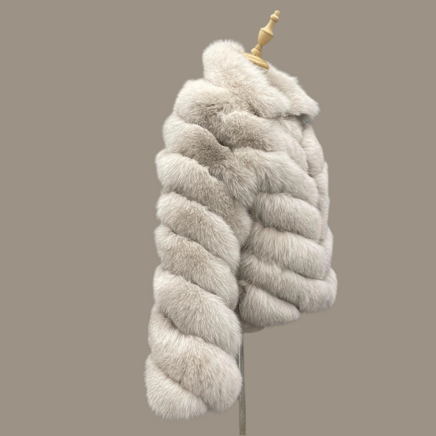 Ski Lift Real Fox Fur Regular Length Coat