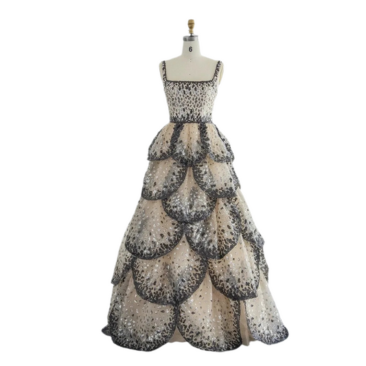 Flower Applique Gown