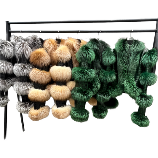 Catching Flights Not Feelings Sheep Skin Leather Jacket + Real Fur