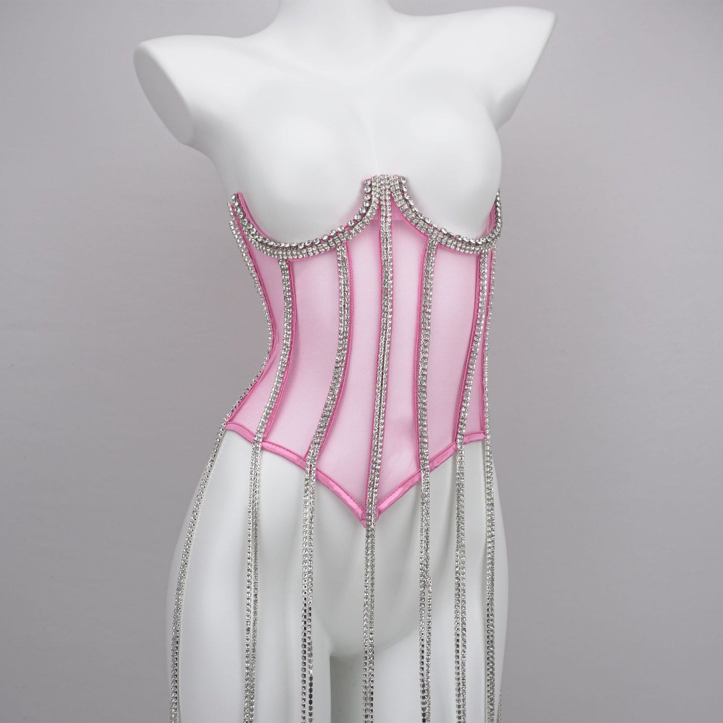 Tassel Me Underbust Crystal Corset