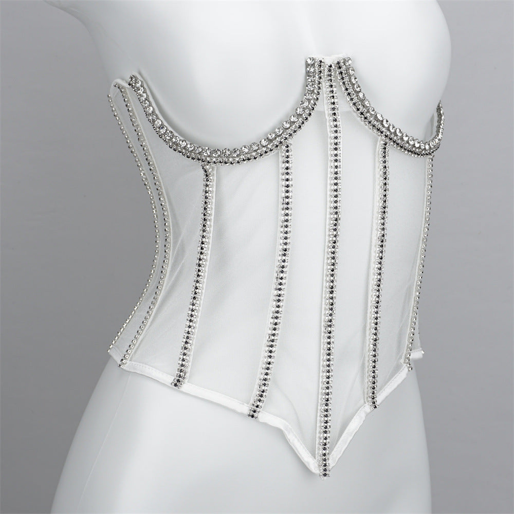 Snatched Crystal UnderBust Corset