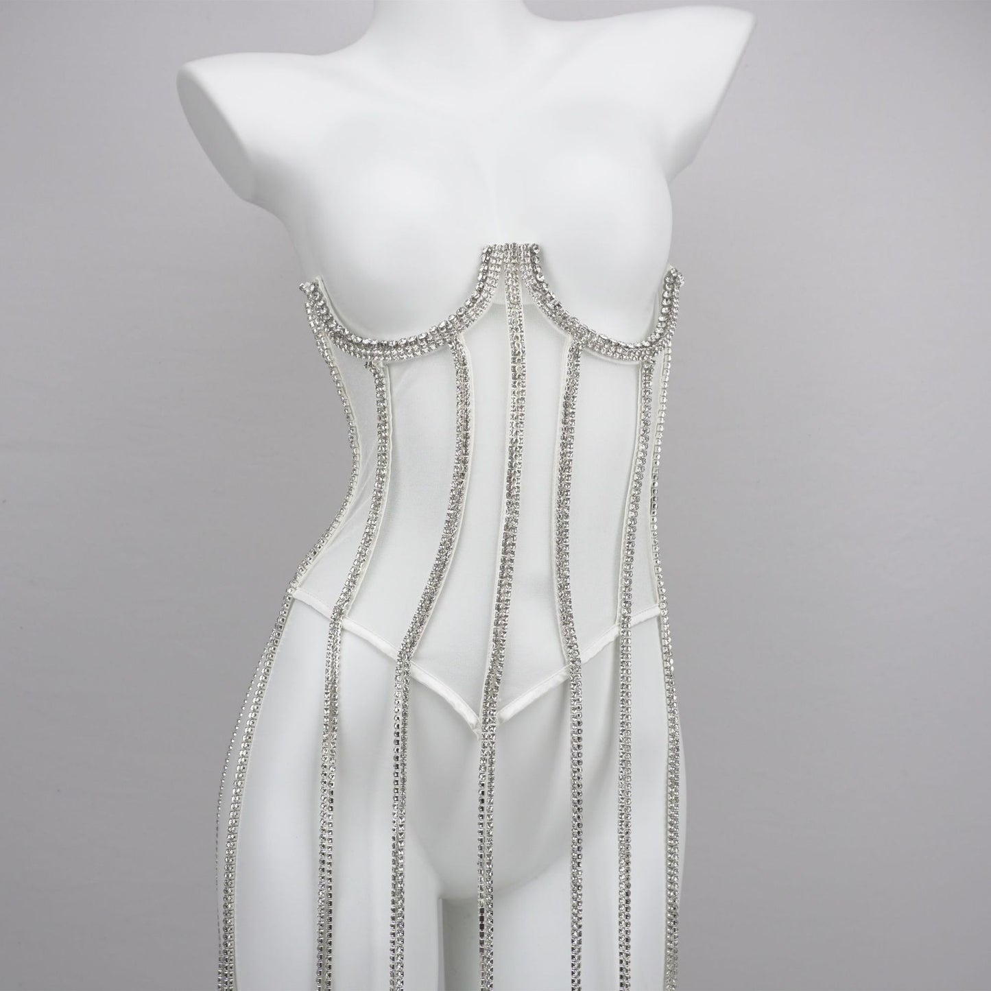 Tassel Me Underbust Crystal Corset